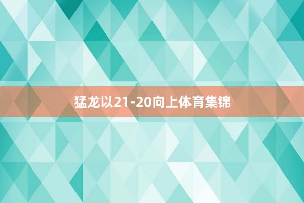 猛龙以21-20向上体育集锦