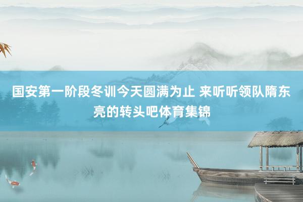 国安第一阶段冬训今天圆满为止 来听听领队隋东亮的转头吧体育集锦