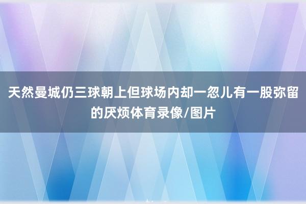 天然曼城仍三球朝上但球场内却一忽儿有一股弥留的厌烦体育录像/图片