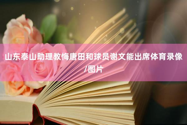 山东泰山助理教悔唐田和球员谢文能出席体育录像/图片